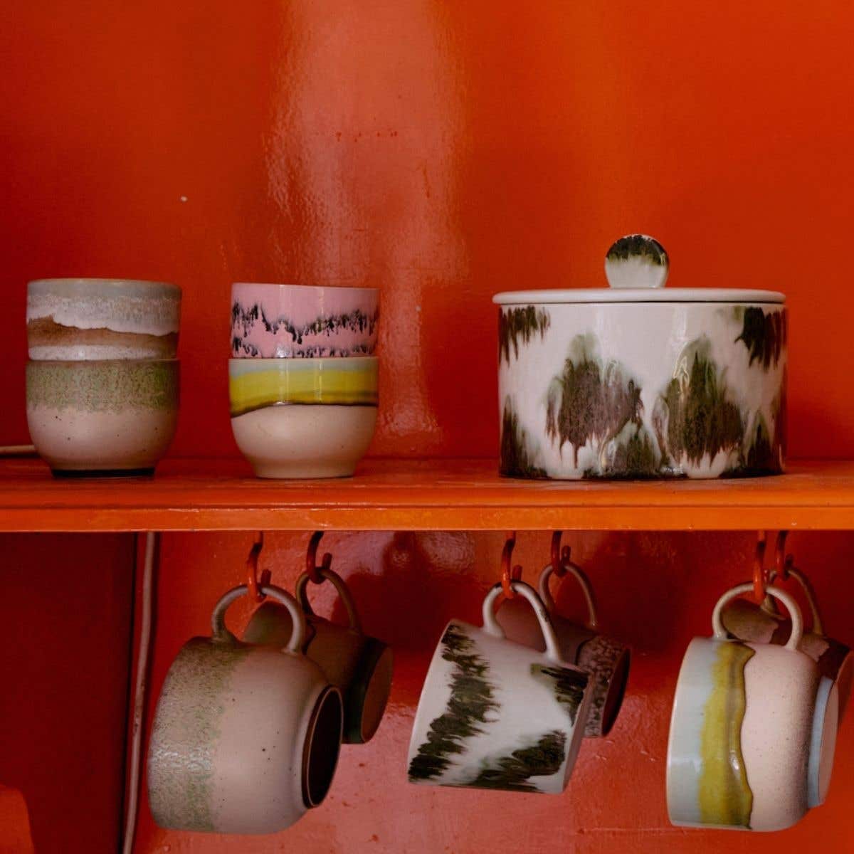 HKliving Cafщkopje 70's Ceramics Glint 0.25 L