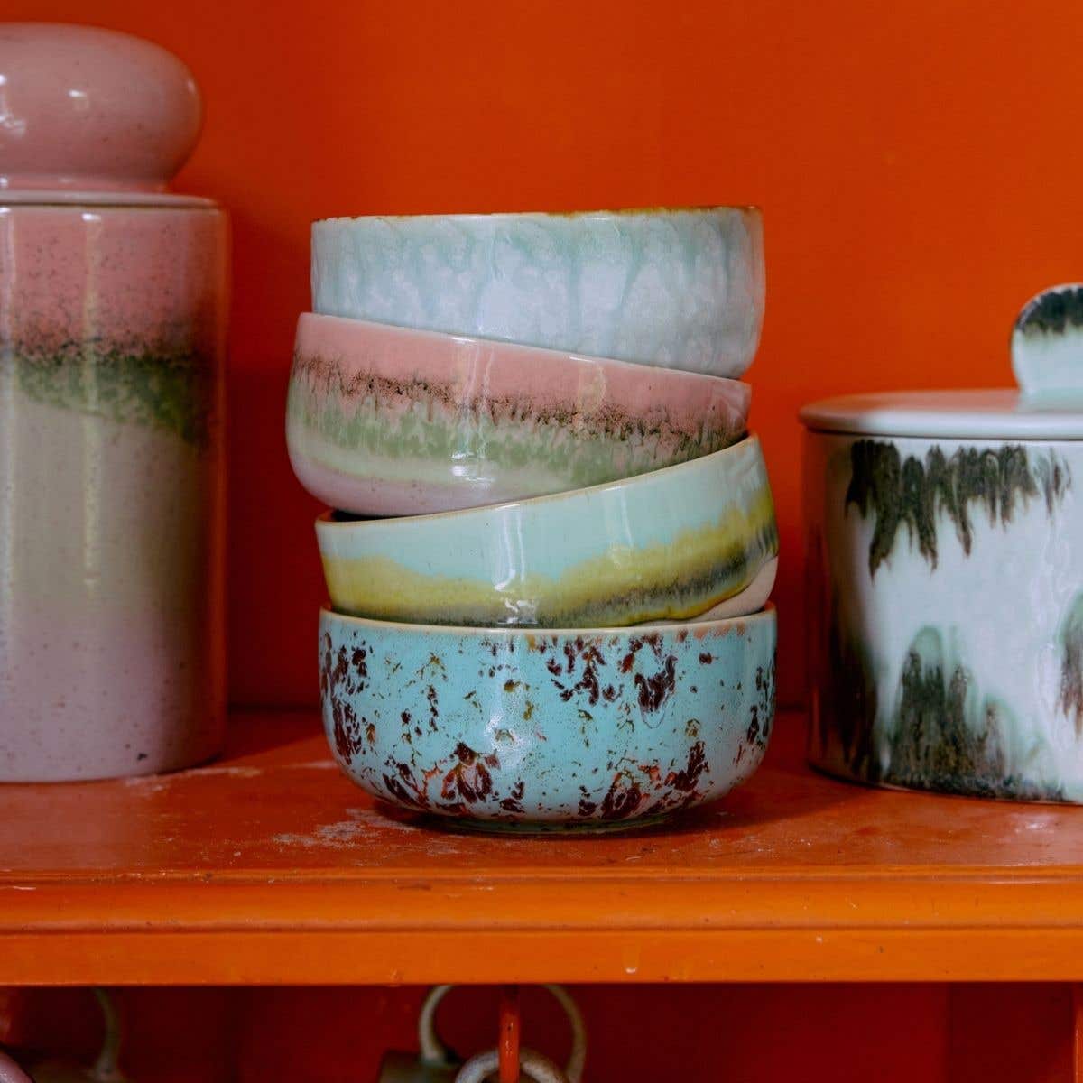 HKliving Desertkom 70's Ceramics Petal 12.5 cm