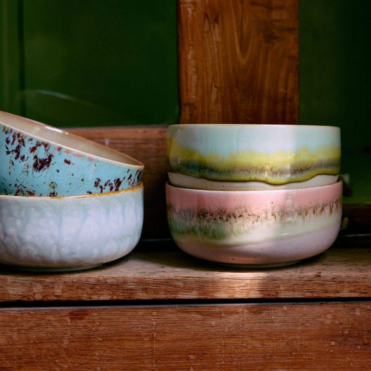 HKliving Desertkom 70's Ceramics Glint 12.5 cm