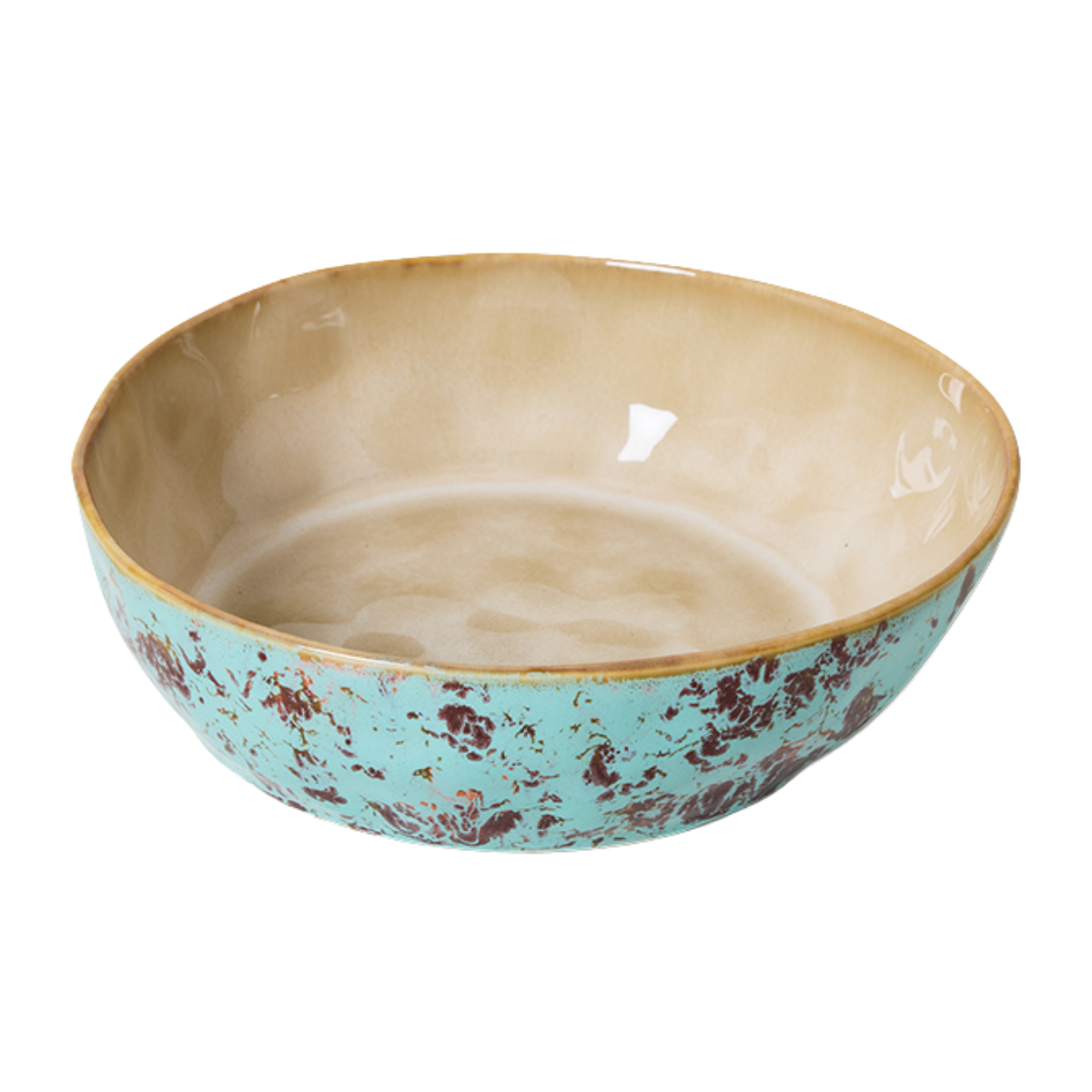 HKliving Pastakom 70's Ceramics Patina 2 stuks 19.5 cm