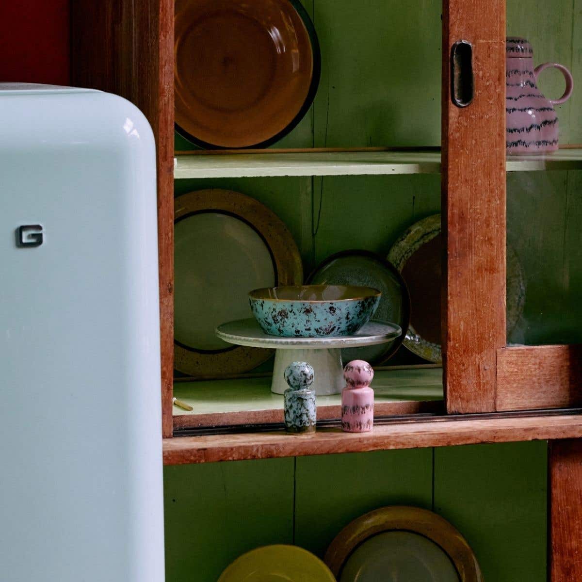 HKliving Pastakom 70's Ceramics Patina 2 stuks 19.5 cm