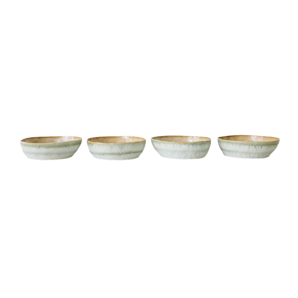 HKliving Pastakom 70's Ceramics Petal 2 stuks 19.5 cm