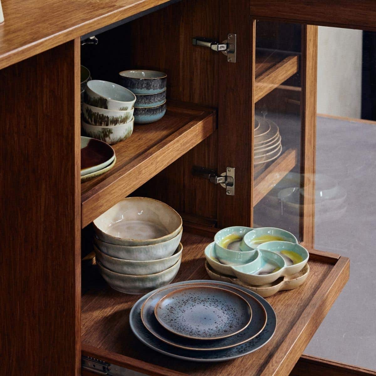 HKliving Pastakom 70's Ceramics Petal 2 stuks 19.5 cm