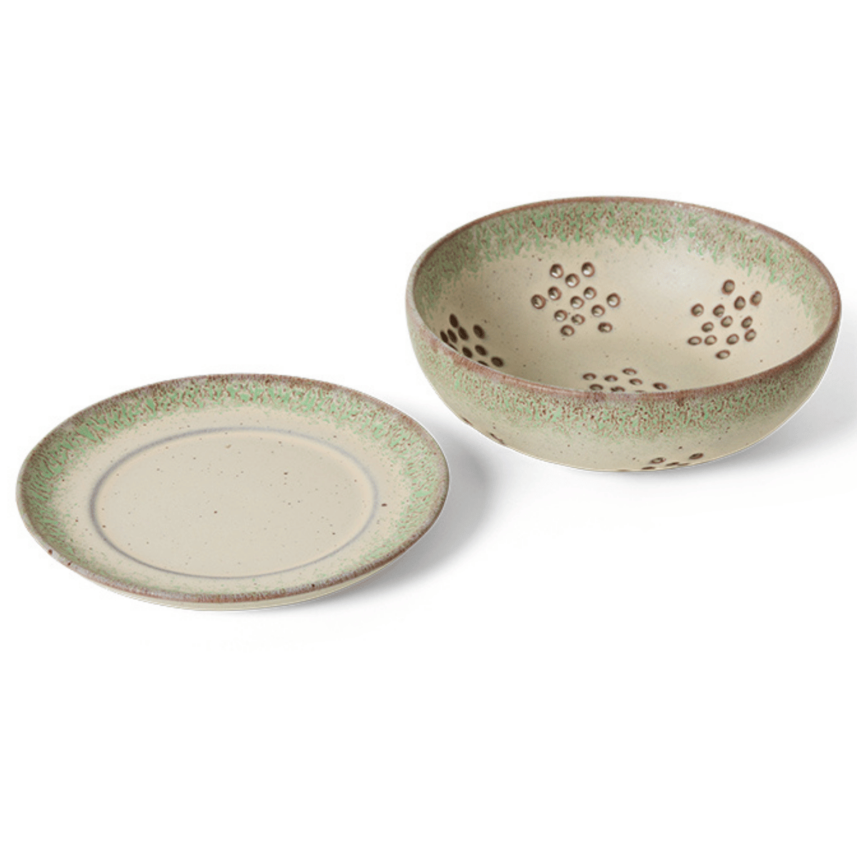 HKliving Fruitschaal 70's Ceramics Slush 17 cm