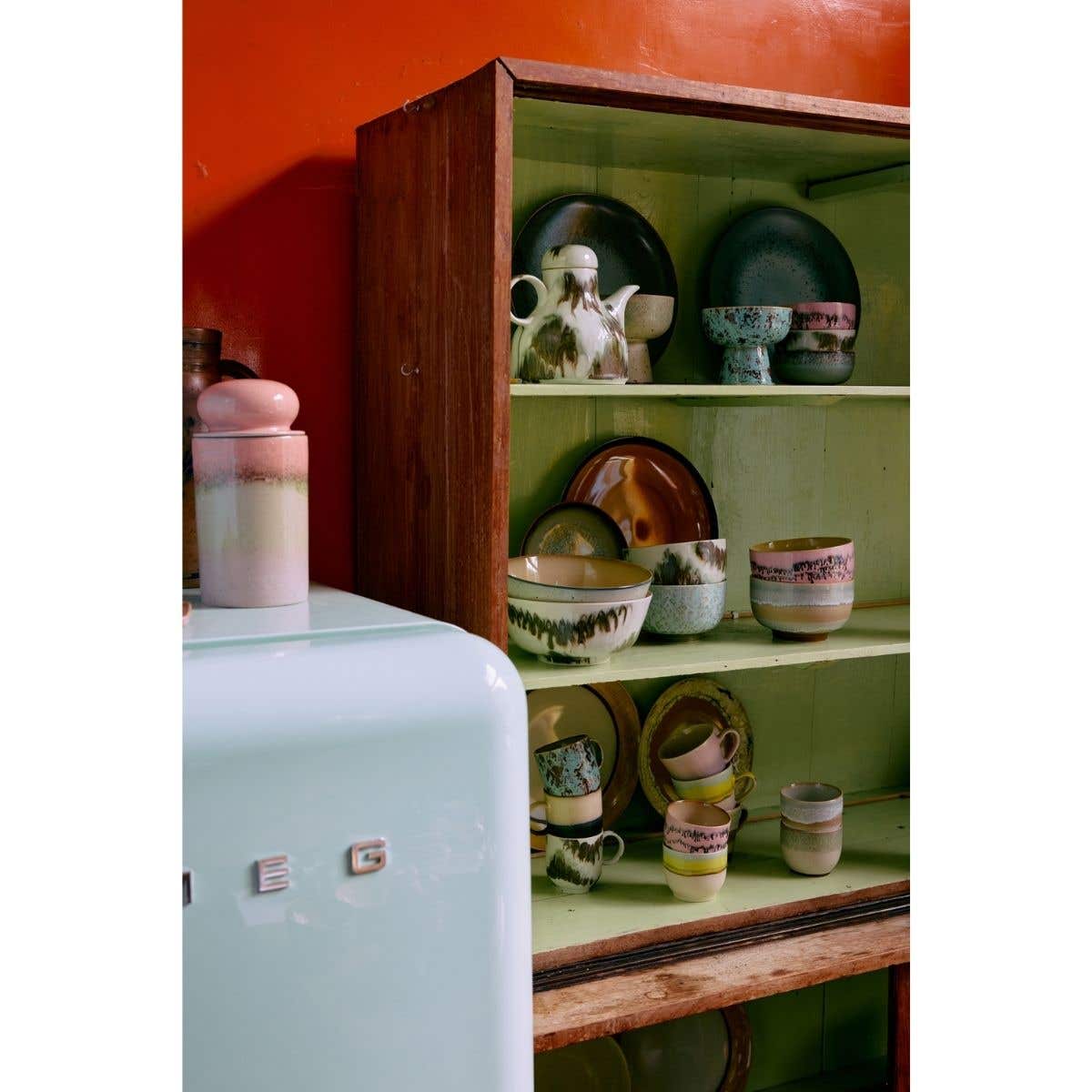 HKliving Theepot 70's Ceramics Tide 0.99 L