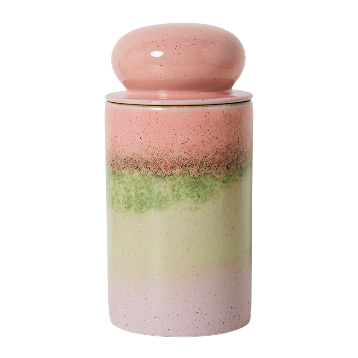HKliving Voorraadpot 70's Ceramics Glaze 11 cm