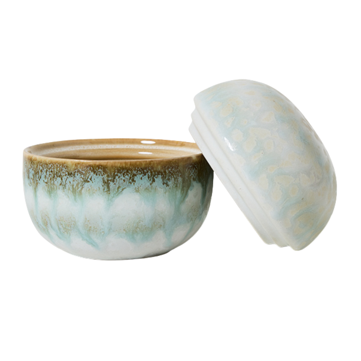 HKliving Suikerpot 70's Ceramics Petal 8 cm
