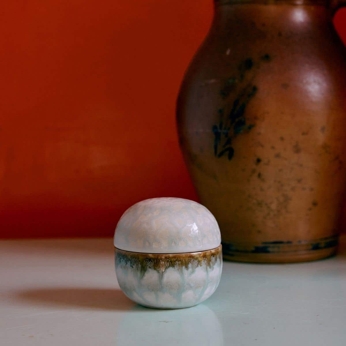 HKliving Suikerpot 70's Ceramics Petal 8 cm