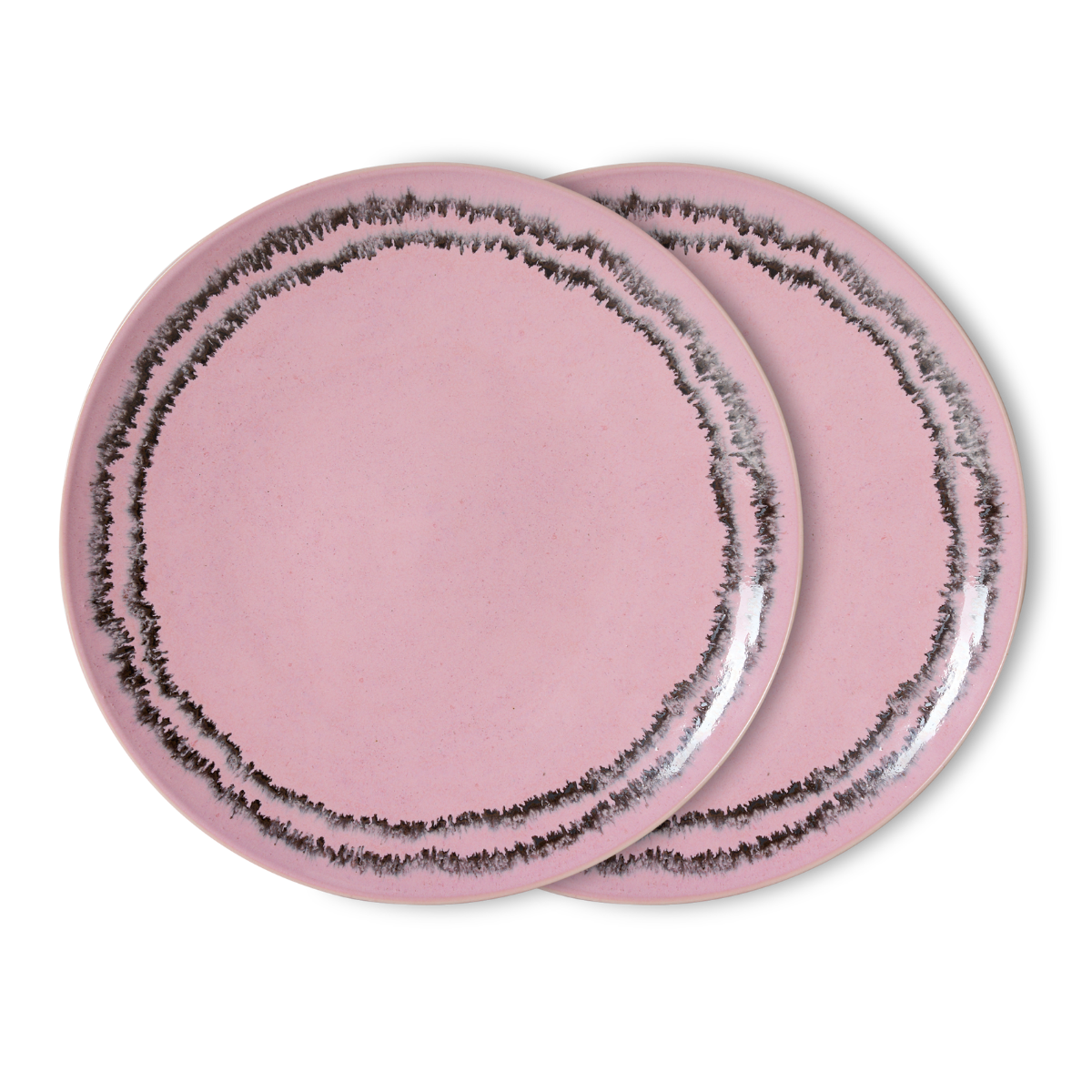 HKliving Dinerbord 70's Ceramics Bubble 2 stuks 27.5 cm