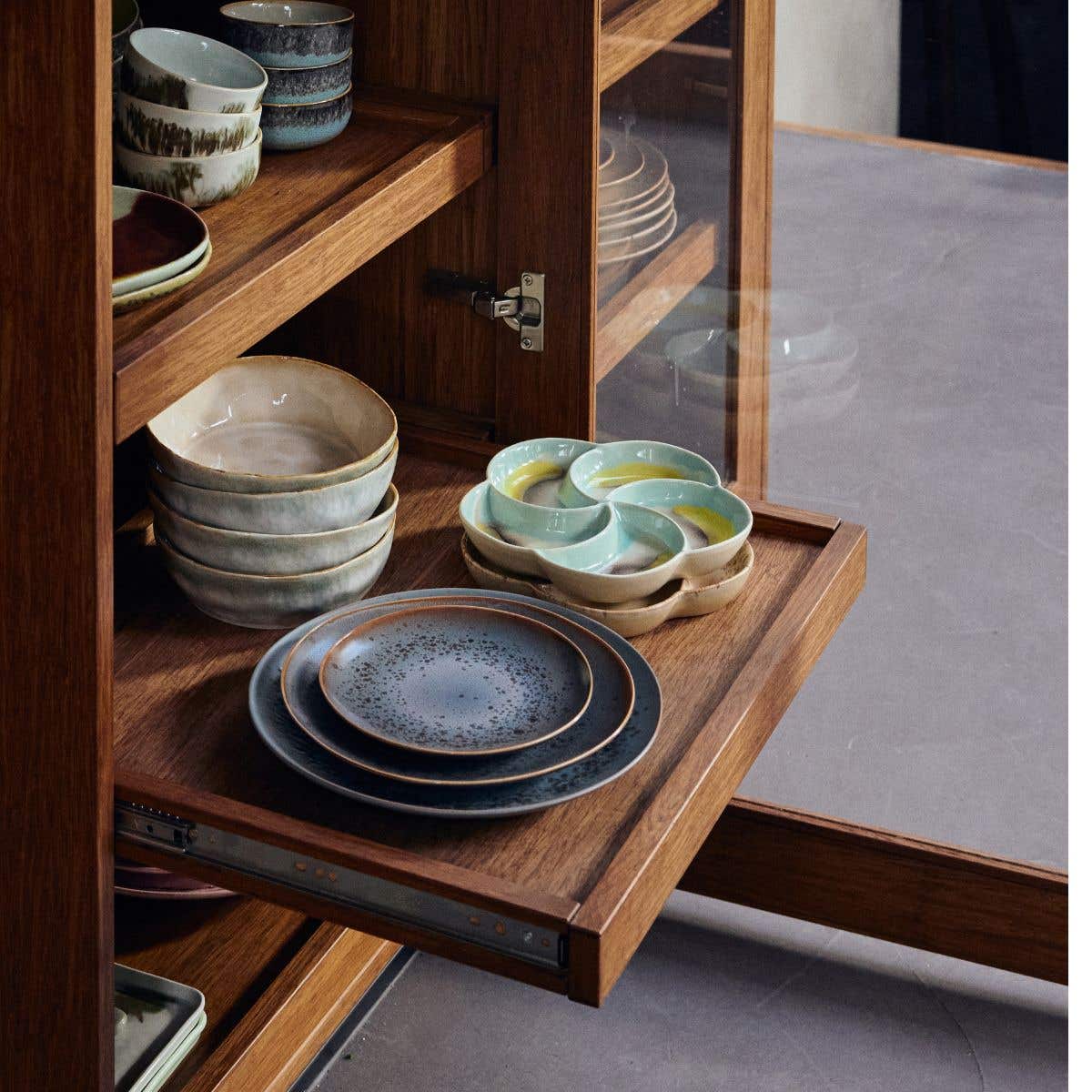 HKliving Desertbord 70's Ceramics Mineral 2 stuks 17.5 cm