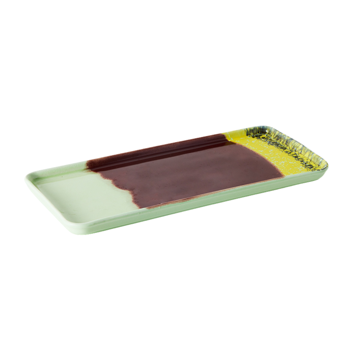 HKliving Cakeschaal 70's Ceramics Cherry 31.5 x 13.5 cm