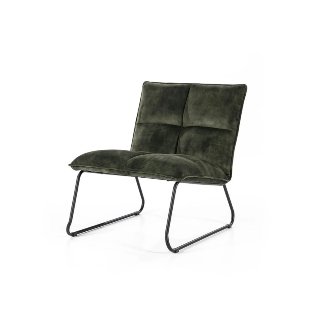 Eleonora Fauteuil Ruby Hunter Adore Groen 82 x 64 x 76 cm