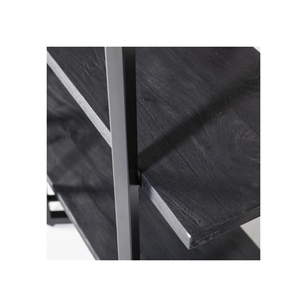 Eleonora Wandkast Eddy Hoog Zwart 160 x 44 x 180 cm