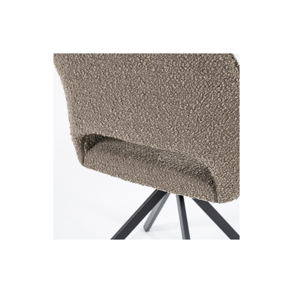 Eleonora Stoel Fabio Spark Bruin 56 x 58 x 85.5 cm