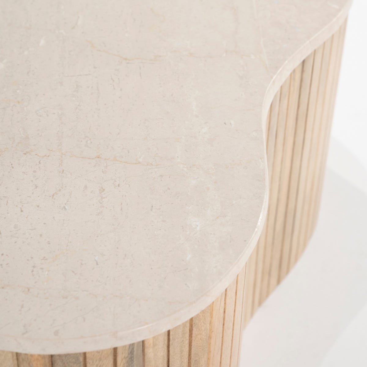 Eleonora Salontafel Kira Medium Wit 83 x 72 x 34 cm