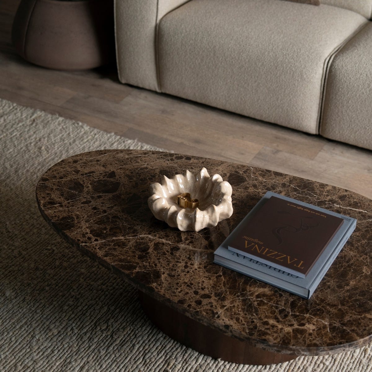 Eleonora Salontafel Bradley Bruin 120 x 75 x 32 cm
