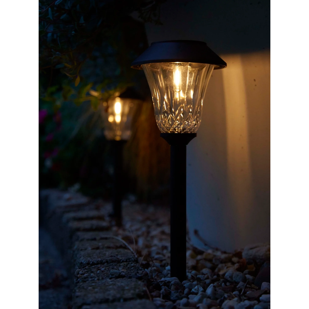 Luxform Lighting solar tuinlamp St. Tropez zwart D 12 H 41,5 cm