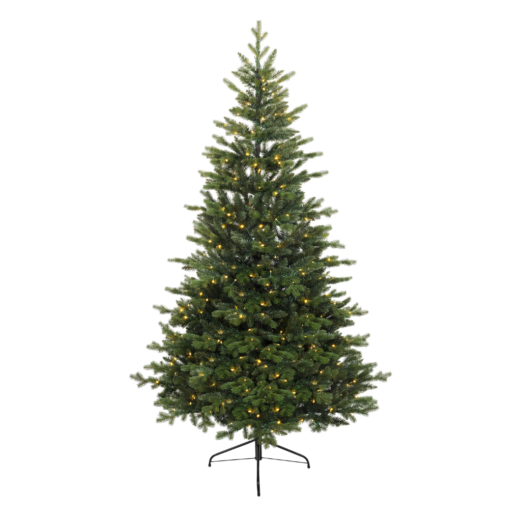 Everlands kunstkerstboom Allison met verlichting 210 x 127 cm