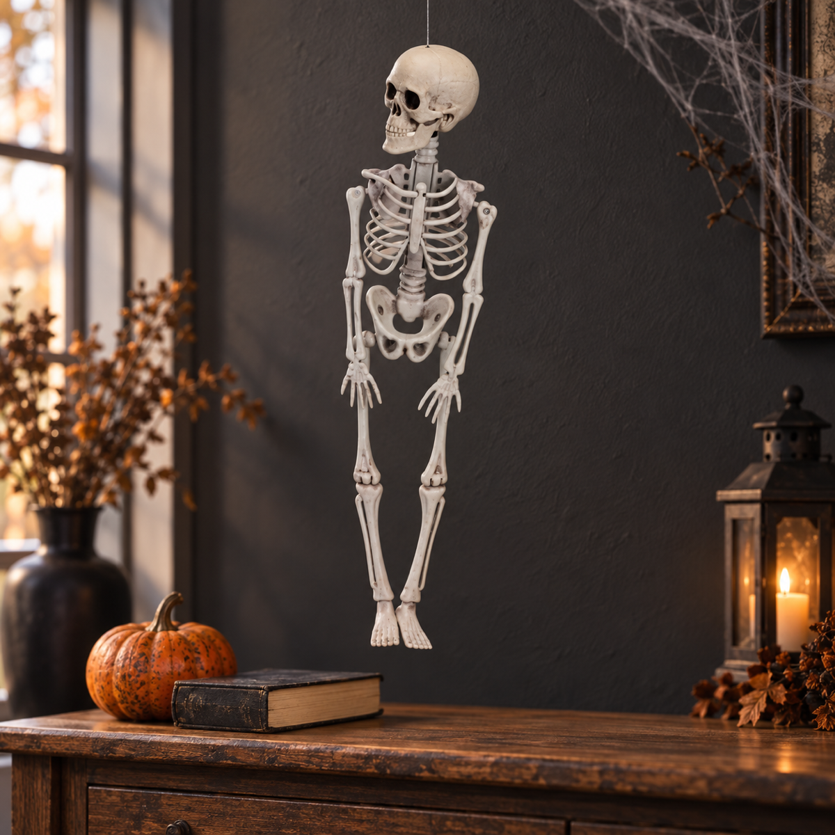 De Bosrand Halloween Skelet 42 cm