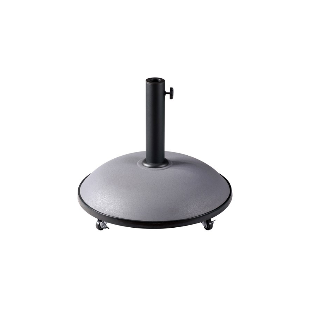 Royal Seasons Parasolvoet Tirana op Wielen Rond Grijs 50 kg
