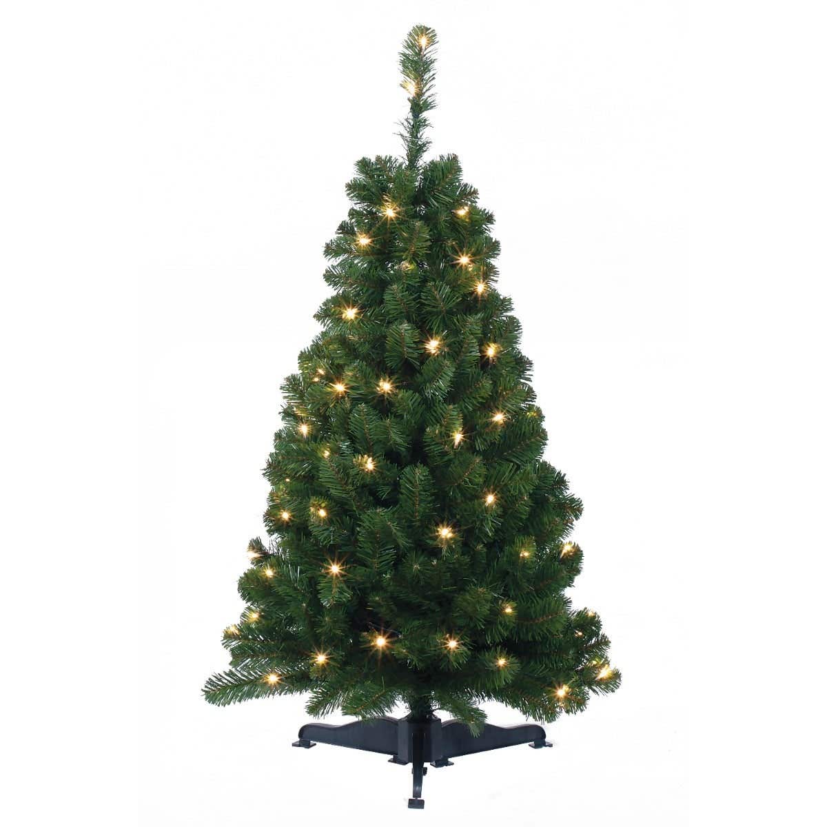 Startree tafel kunstkerstboom Artic spruce met verlichting 120 cm