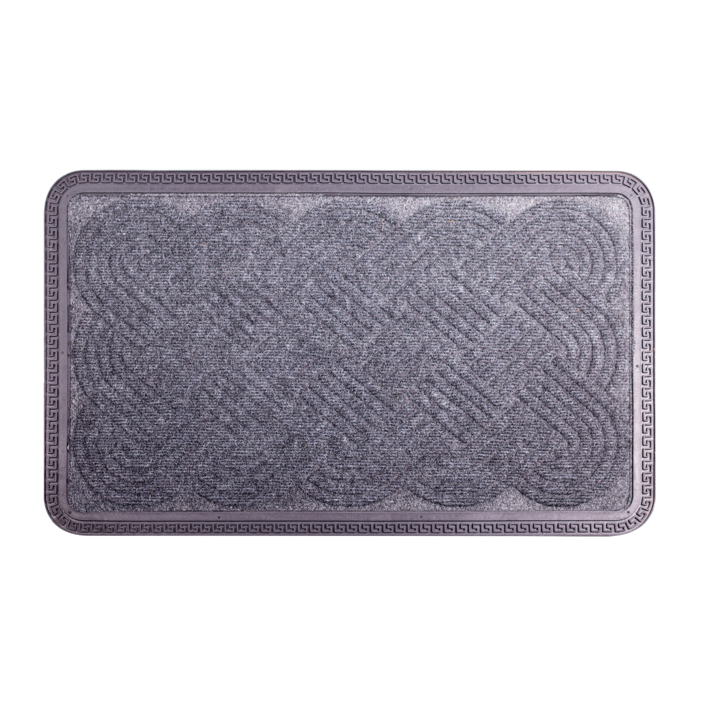 Deurmat donker grijs 45 x 75 cm