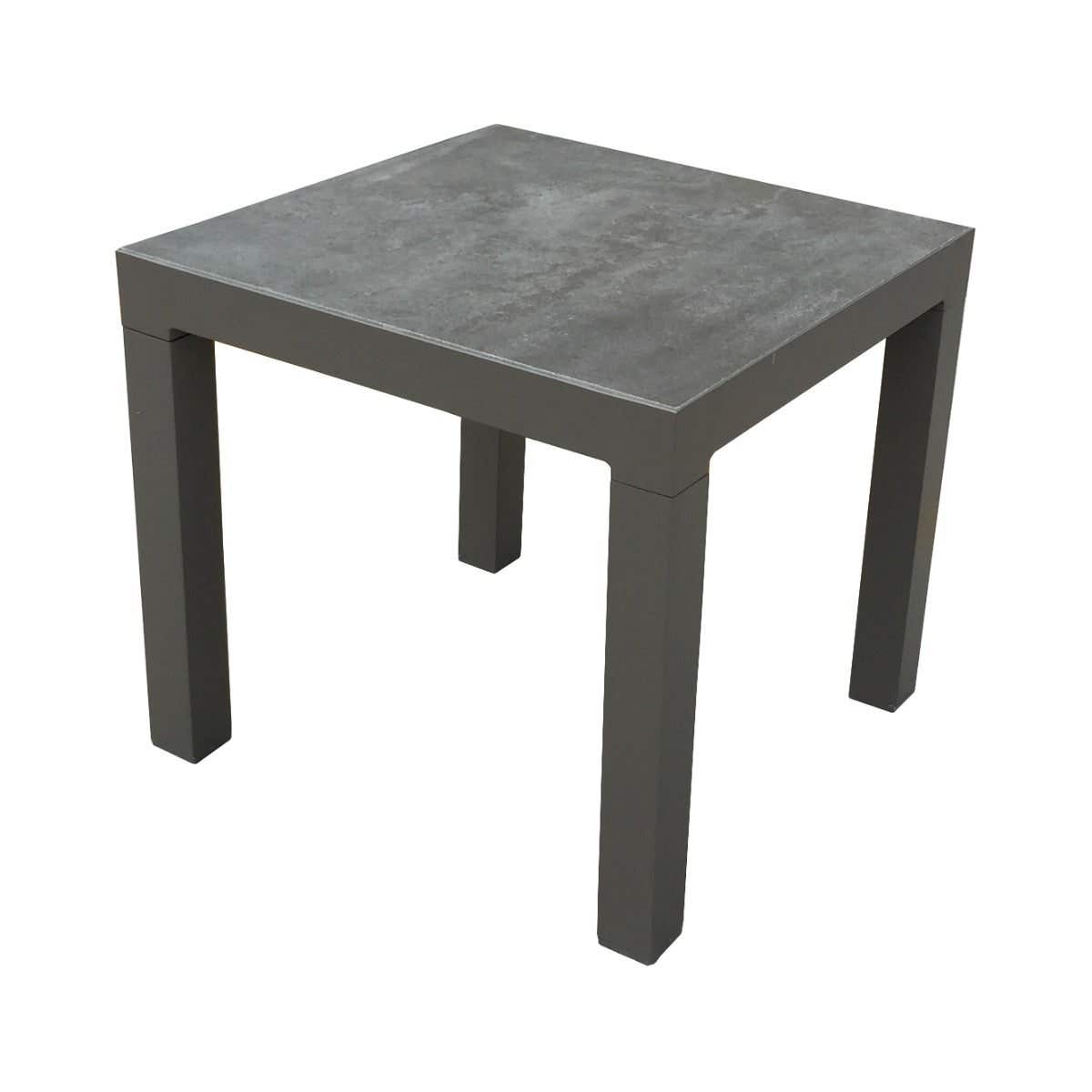 Royal Seasons Bijzettafel Cannes Antraciet 50 x 50 x 46 cm