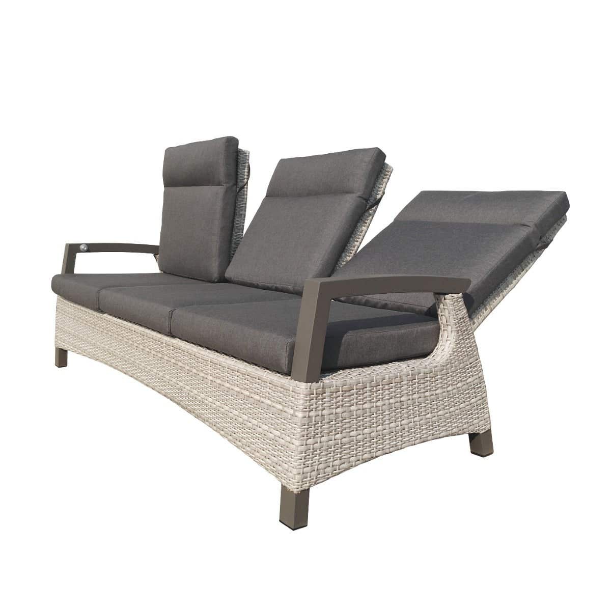 Royal Seasons Bank 3-zits Marseille Beige 206 x 87 x 103 cm