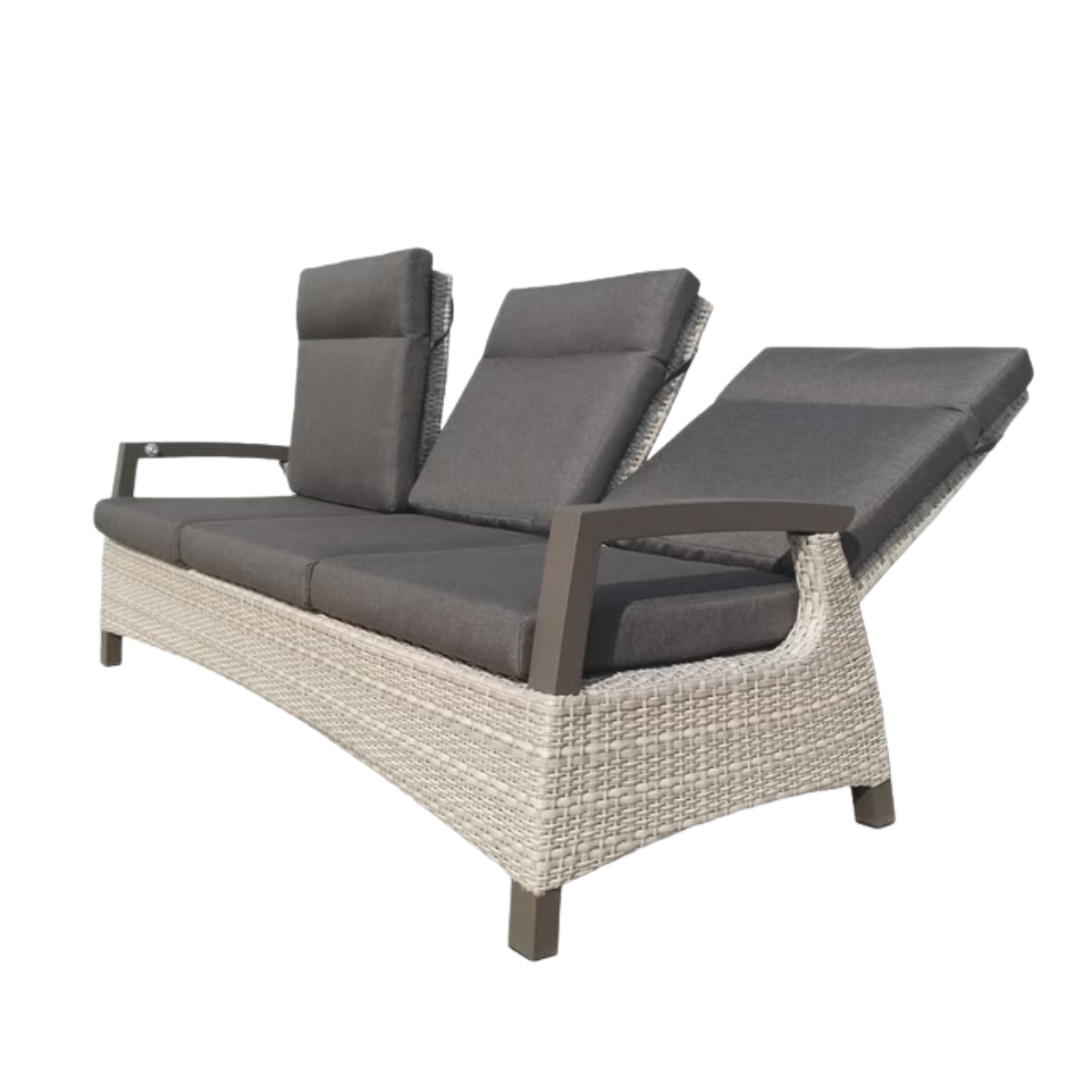 Royal Seasons Bank 3-zits Marseille Beige 206 x 87 x 103 cm