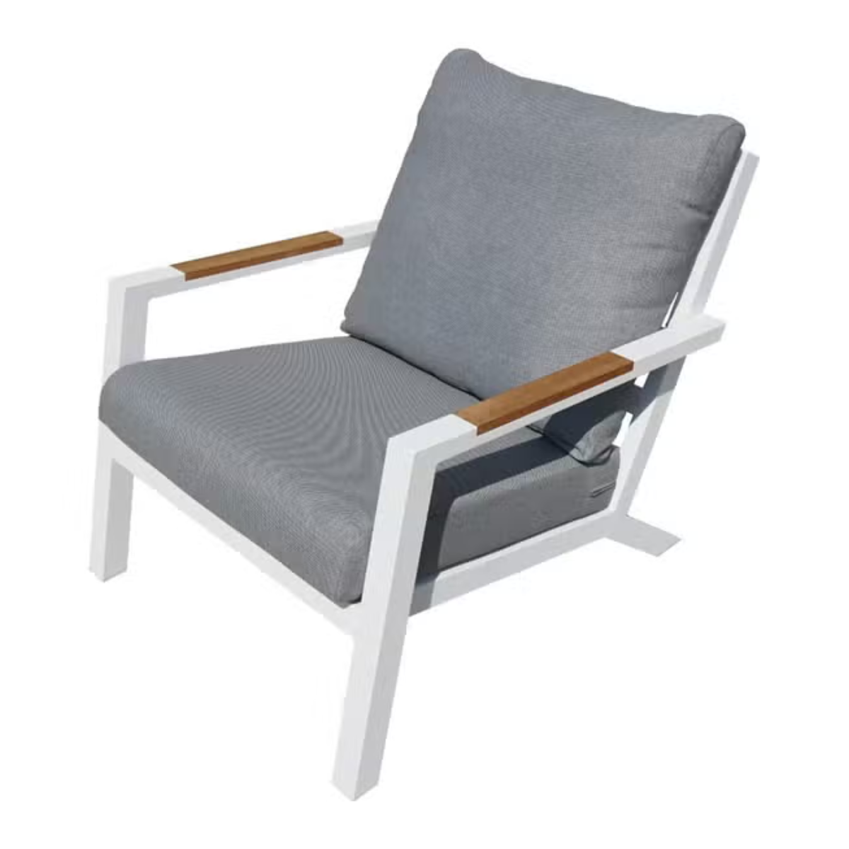 Royal Seasons Loungestoel Rio Wit 75 x 90 x 79 cm