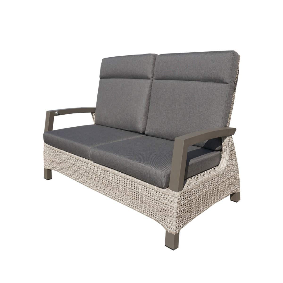 Royal Seasons Bank 2-zits Marseille Beige 146 x 87 x 103 cm