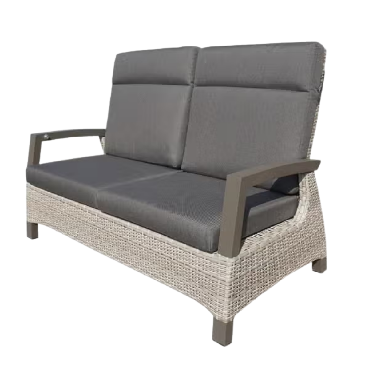 Royal Seasons Bank 2-zits Marseille Beige 146 x 87 x 103 cm