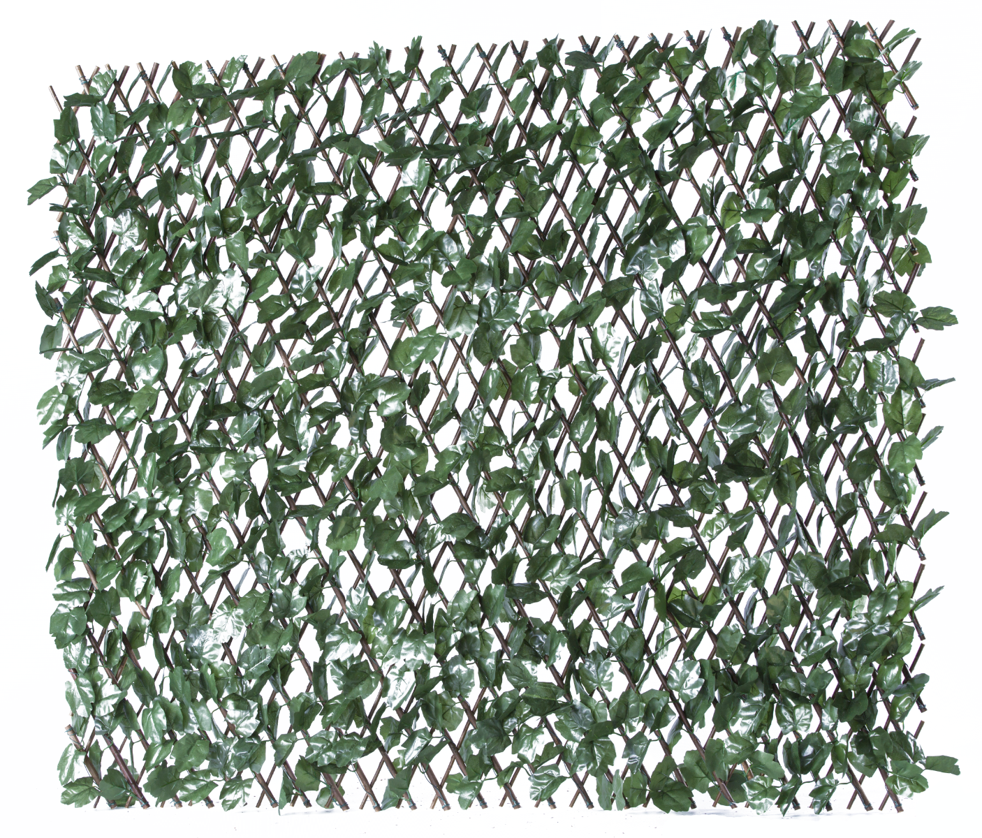Wilgentrellis zijde bladeren donker100 x 200 cm