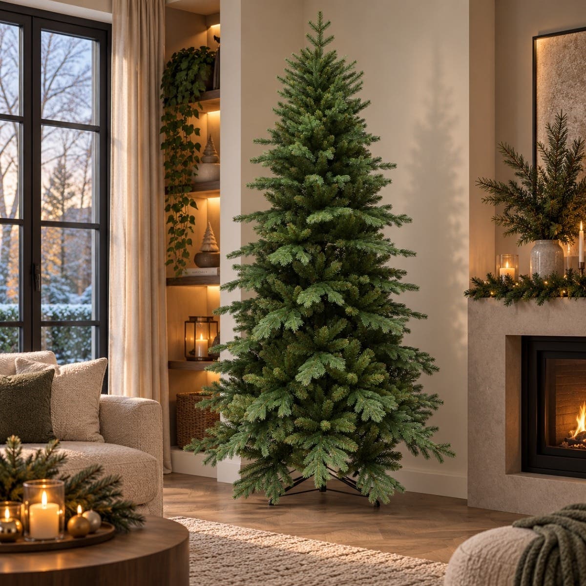 Evergreen Kunstkerstboom Janga Slim Groen 240 x 133 cm