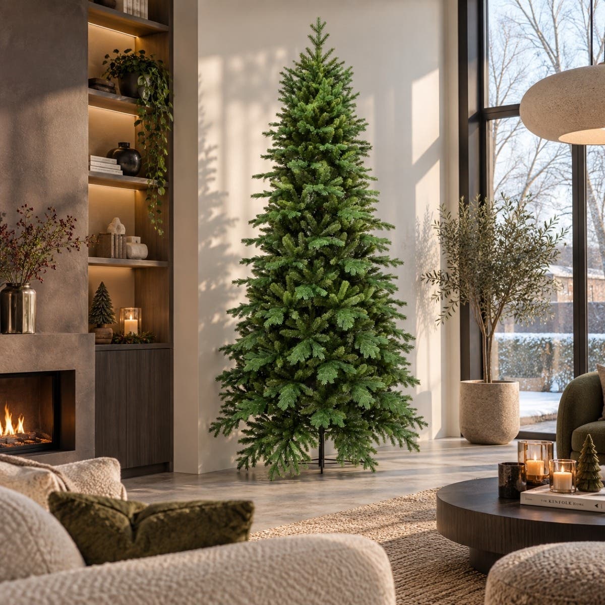 Evergreen Kunstkerstboom Janga Slim Groen 270 x 143 cm