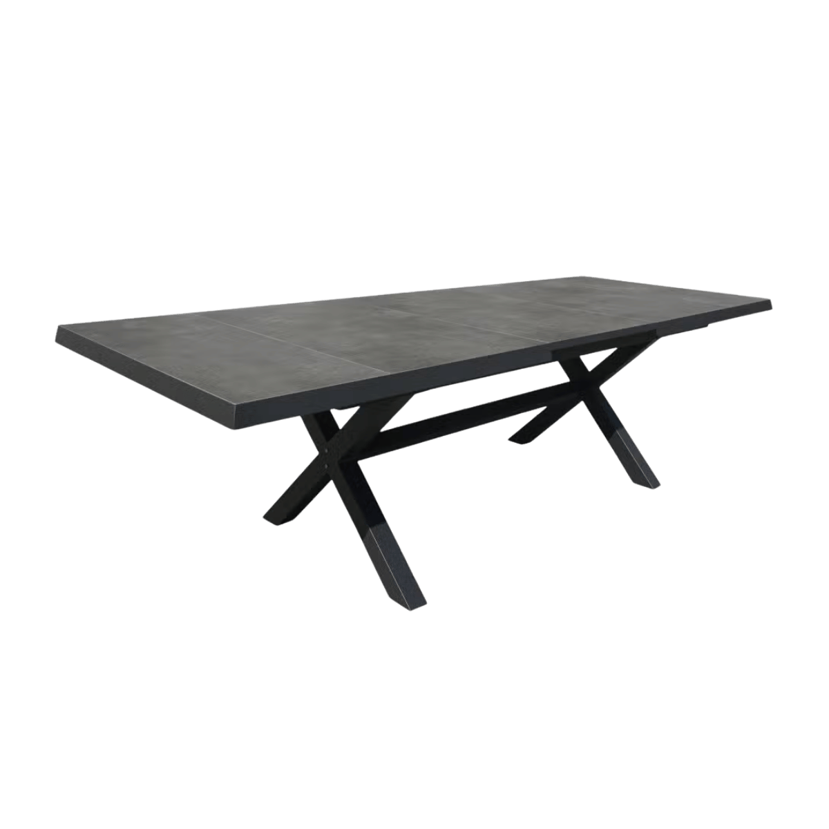 Royal Seasons Uitschuifbare tafel Sol Antraciet 204/264 x 104 x 75 cm