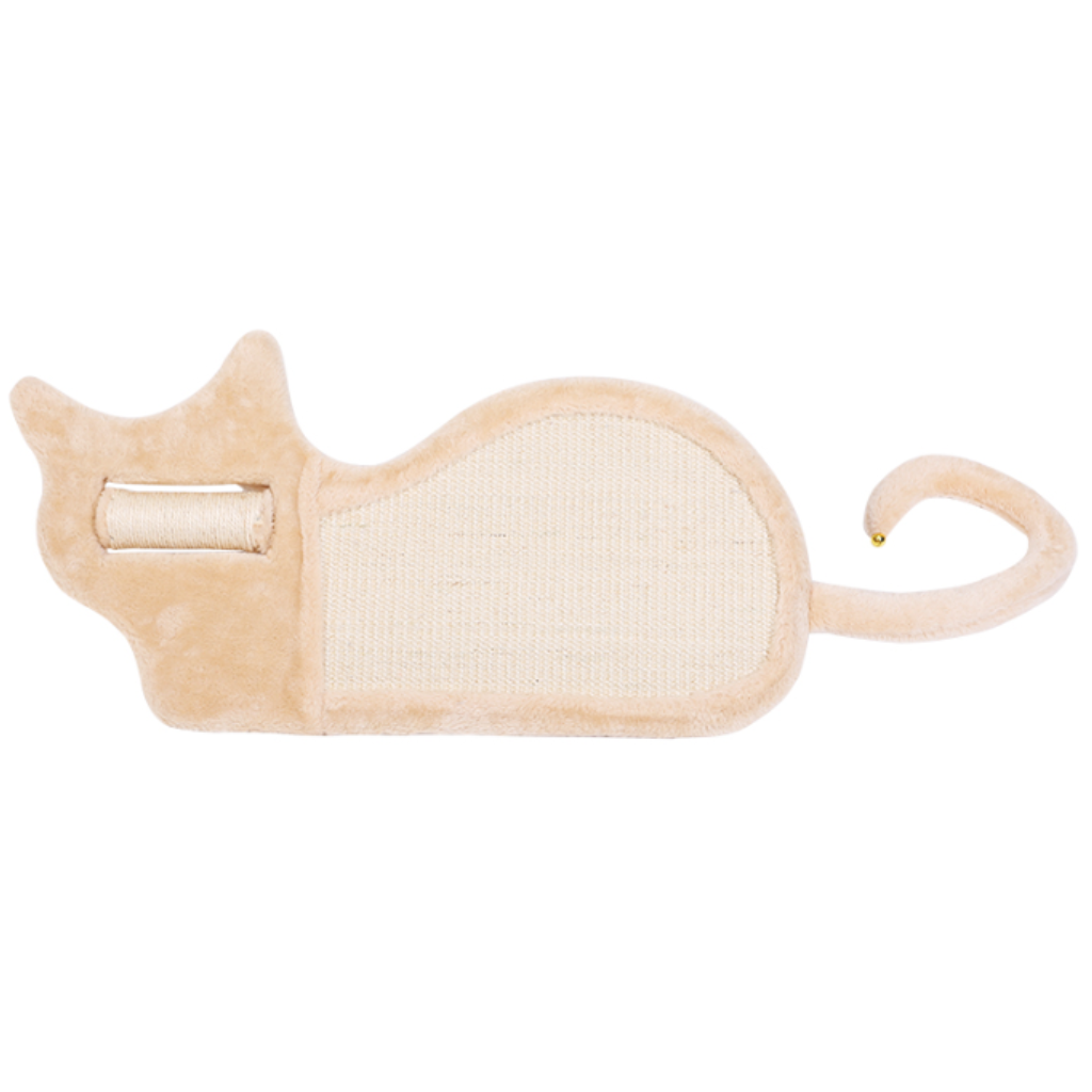 Krabplank kat beige 59 x 33 x 20.5 cm