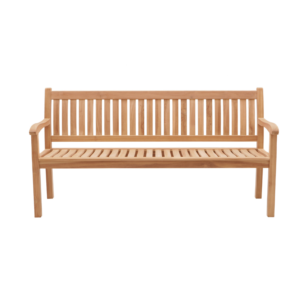 Timber Bank 3-zits Sheffield Naturel 180 x 61 x 92 cm