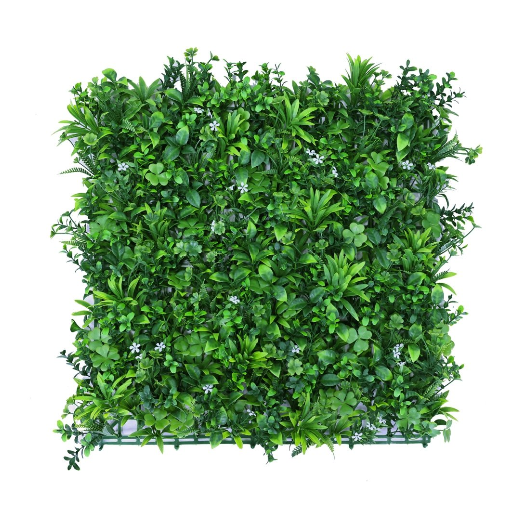 Kunstzijde Plantenwand Tegel Divers 1 x 1 meter