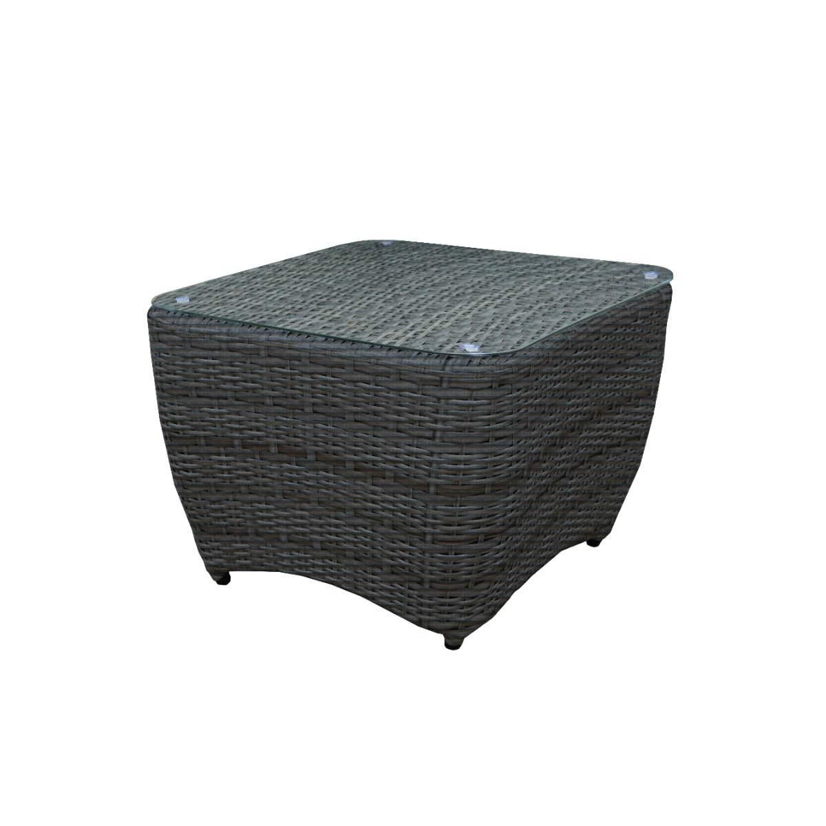 Royal Seasons Bijzettafel Lissabon Antraciet 60 x 60 x 43 cm