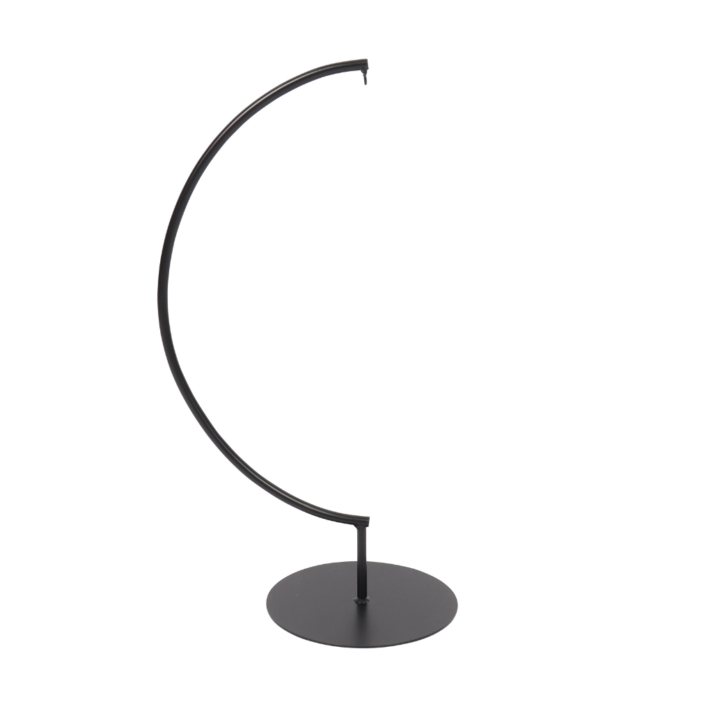 Ornament standaard zwart 20 x 50 cm