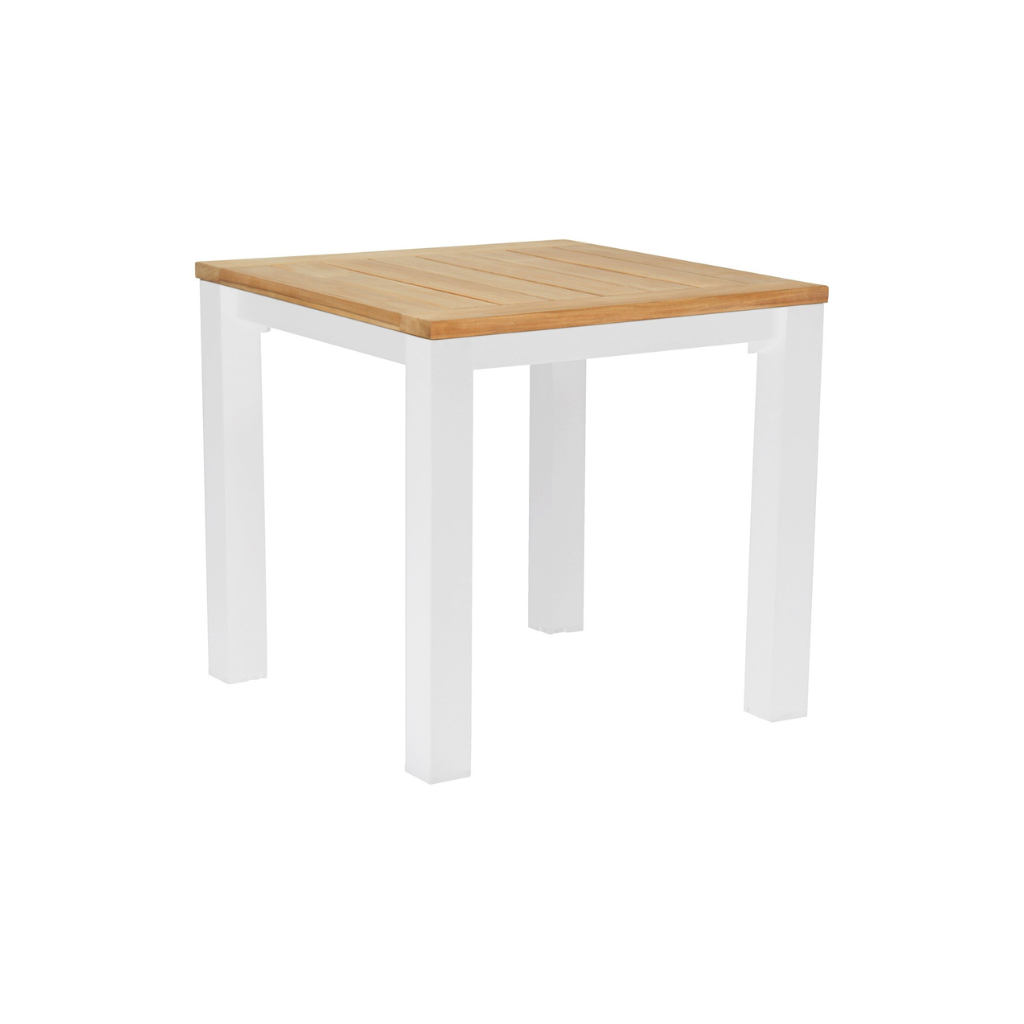 Royal Seasons Tafel Rivièra Wit 80 x 80 x 76 cm