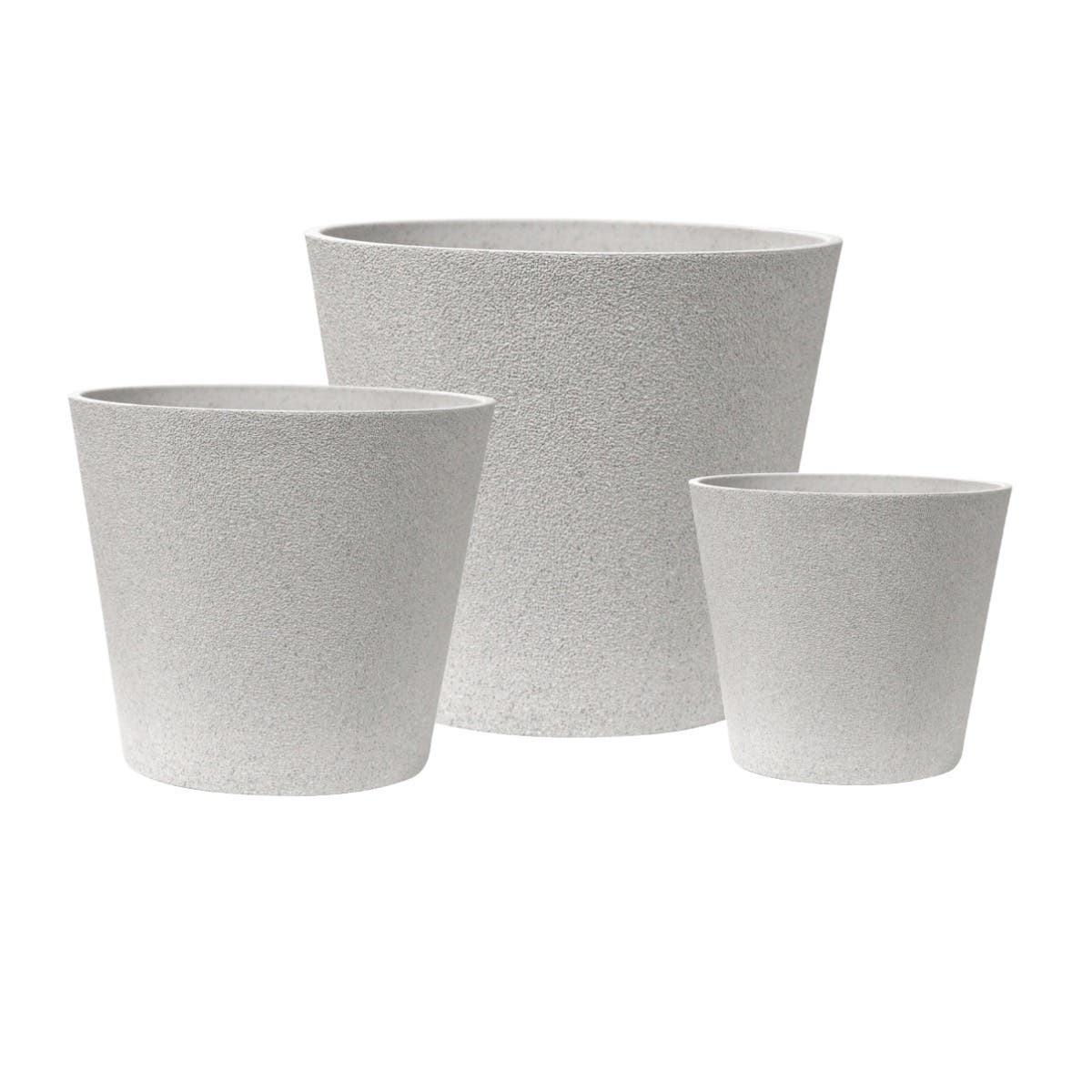 De Bosrand Pot Kunststof Mediterranean Beige 50 x 44.5 cm
