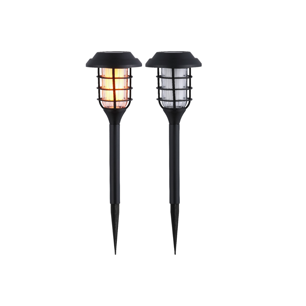 Solar steker lantaarn D 12 x H 41 cm zwart