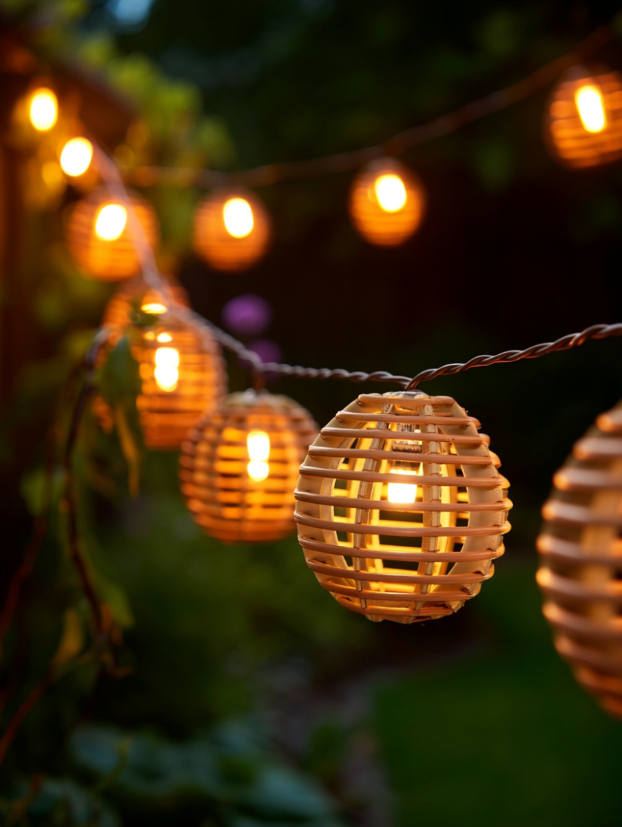 Solar lichtsnoer 10L bol natural 7 cm