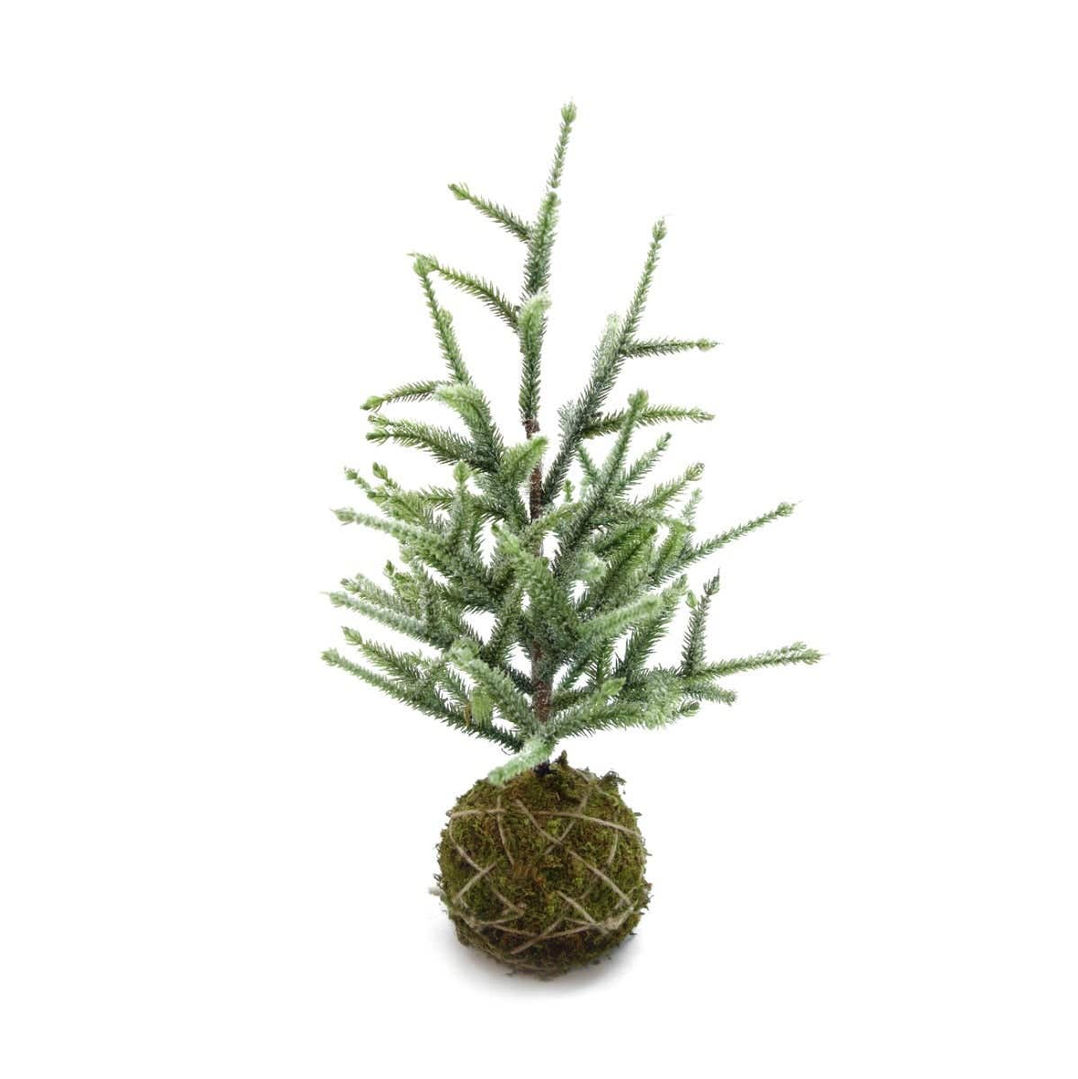 Evergreen mini kerstboom moskluit ice finish 44 cm