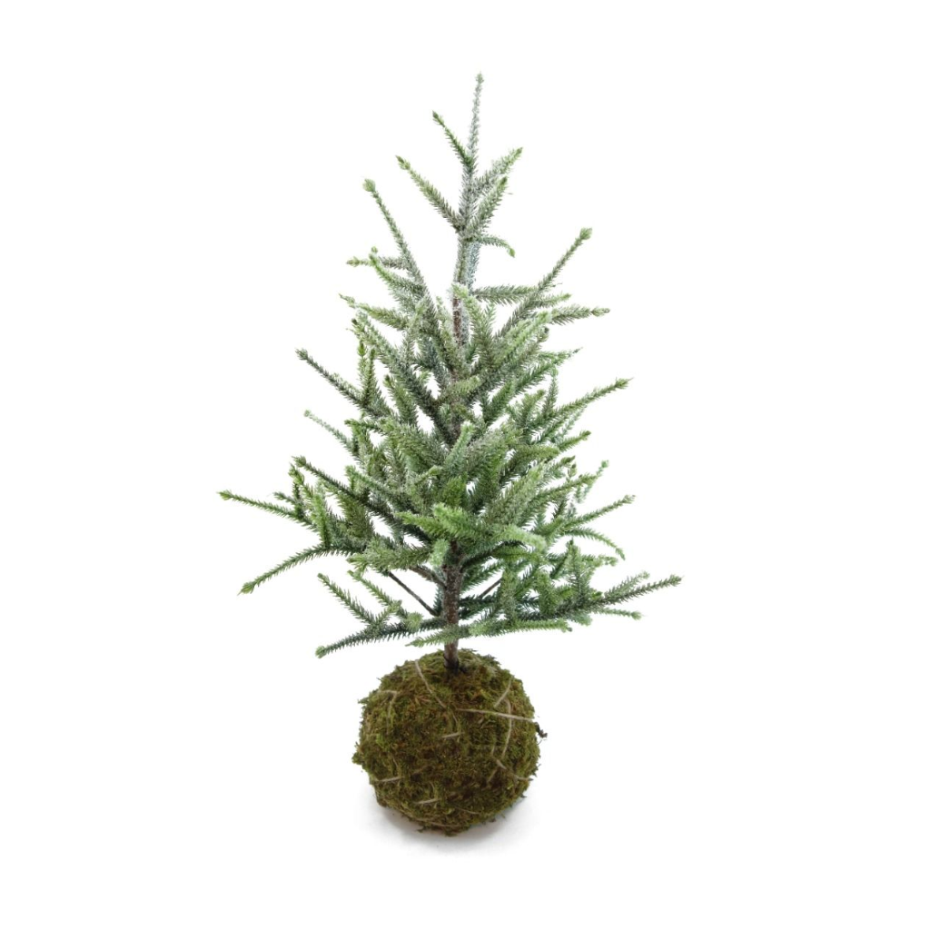 Evergreen mini kerstboom moskluit ice finish 60 cm