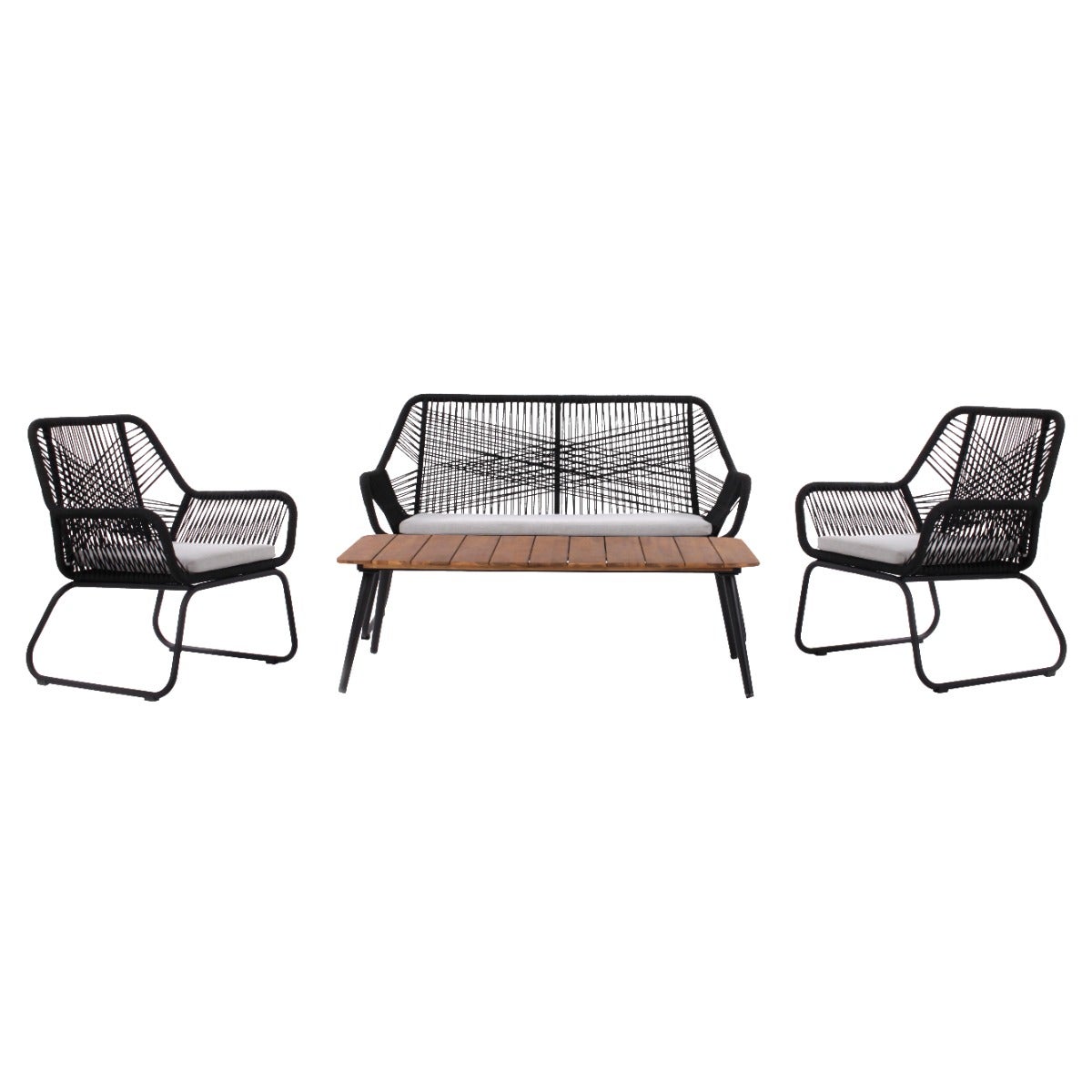 Ease Up Napoli loungeset zwart