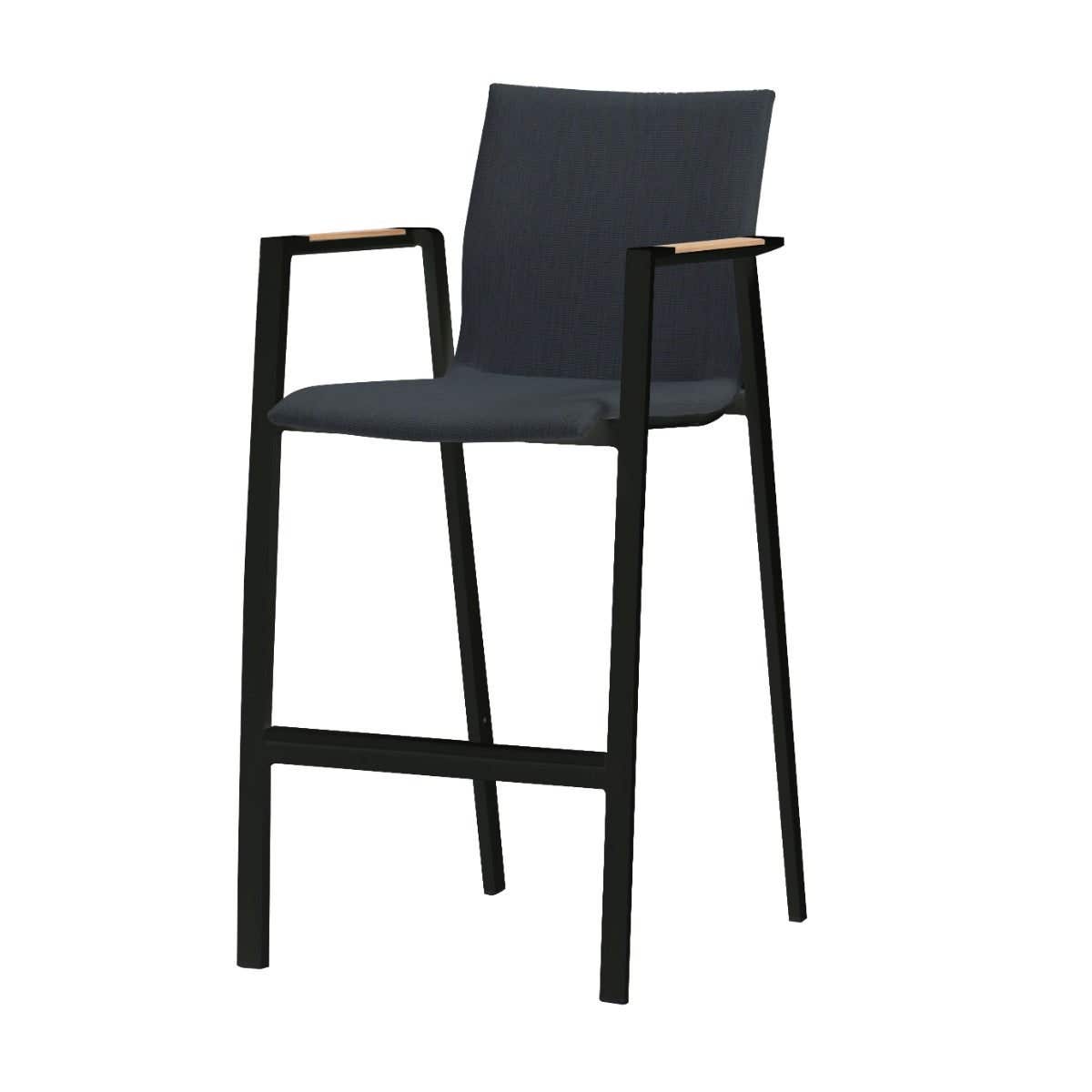 Royal Seasons Barstoel Detroit Zwart 55 x 59 x 107 cm