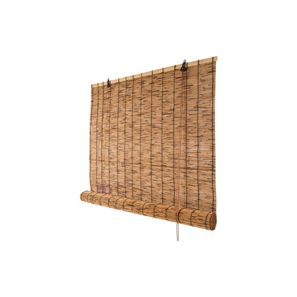 Rolgordijn riet carbonized 90 x 180